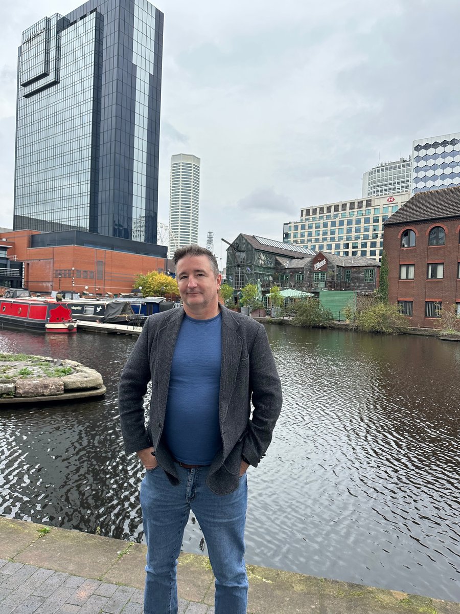 Eric Wroolie at Birmingham canals